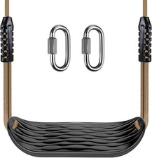 SELEWARE Plastic Swing Seat, Non Slip Tree Swing Set with Adjustable Rope