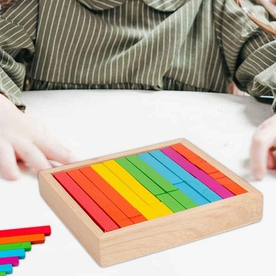 Small Numerical Rods Montessori Math Materials for Kids Boys Girls Counting