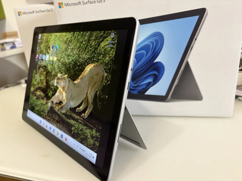 MICROSOFT Surface Go 3 Intel Pentium Gold Processor 64 Gb Go Gt 4gb Ram Platinum - Immagine 2 di 2