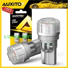 T10 Led License Plate Light Bulbs 3000k Super Bright Amber 168 2825 194 110set