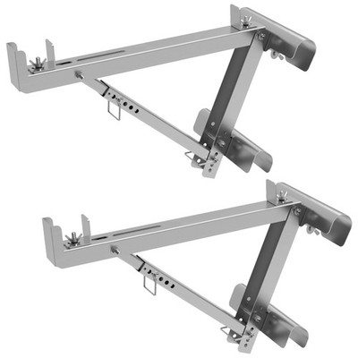 Ladder Jacks 2 Pack for Metaltech Scaffolding Platform,Two-Rung Short Body Ex...