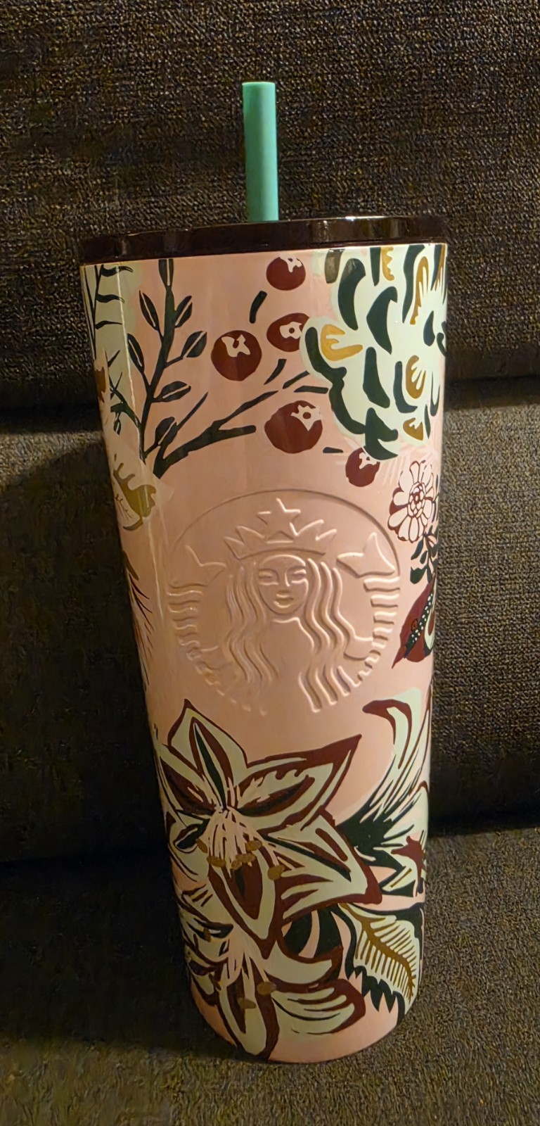 Starbucks 2022 Holiday "Enchanted Forest" stainless steel tumbler...