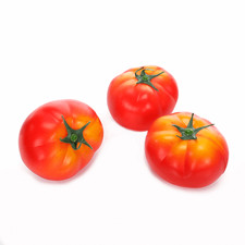 Tomaten Lebensmittel-Attrappe 3 Stk Tomaten Deko Tomaten naturgetreues Gem&uuml;se