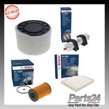 FOR AUDI Q5 2.0 TDI MK1 8R 2012-2017 BOSCH SERVICE KIT OIL AIR FUEL CABIN FILTER