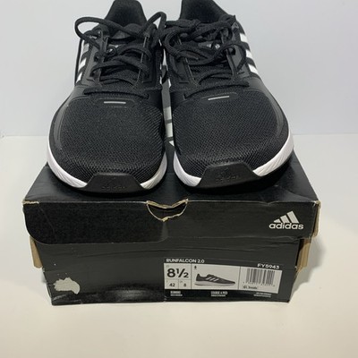 Size 8.5 - Adidas Run Falcon 2.0 Black White
