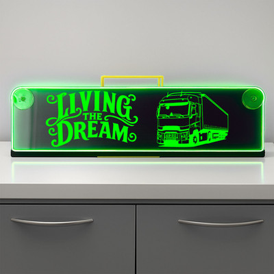 LKW Fahrerhaus RGB Farbwechsel LED Spiegel Fenster Licht Platine, anpassbar