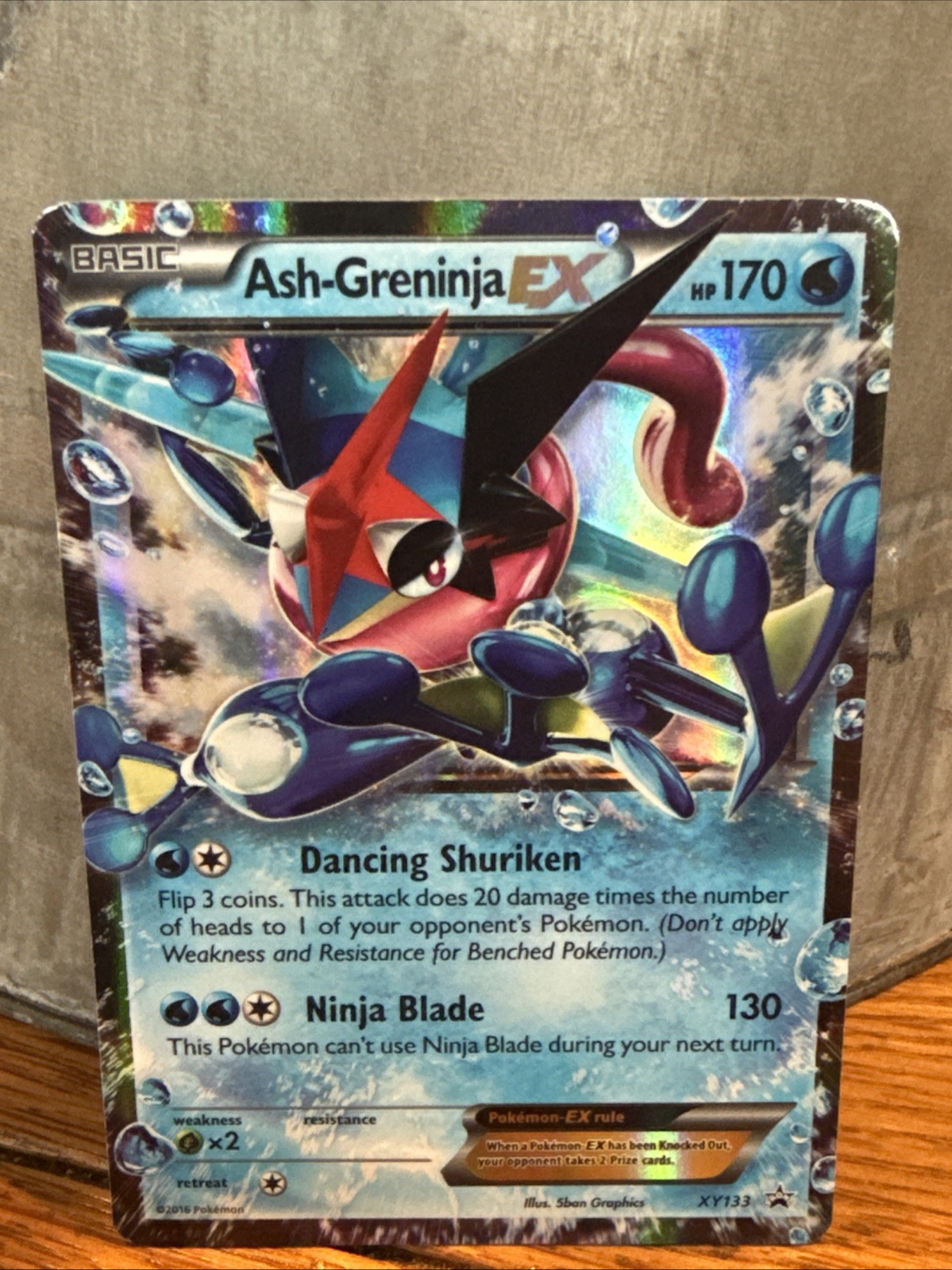 Pokémon TCG Ash-Greninja EX XY133 Blackstar Promo 2016