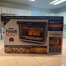Ninja Foodi 8-in-1 XL Pro Air Countertop Oven, 2 Level Cooking, Air Fryer, Bake,