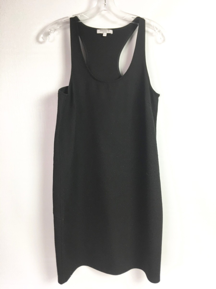 Emerson Fry Womens Medium Racerback Tank Dress Black Sleeveless Shift  Layering | eBay