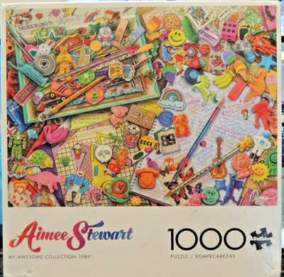 Puzzle My Awesome Collection 1989 by Aimee Stewart , 1000 Pc