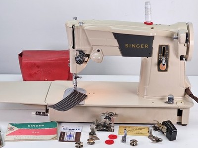 HeavyDuty 1965 Singer 315 Nähmaschine, gewartet + Garantie, für Leder, Stoff