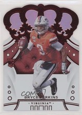 2020 Panini Chronicles Draft Picks Crown Royale Mirror Red Bryce Perkins #85 d4e