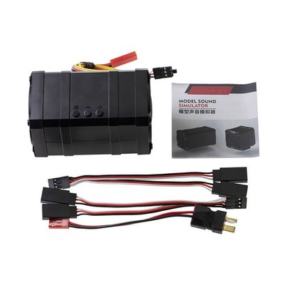 Dual Channel Engine Sound Simulator System 10 Sound Effects Standby For RC Car f