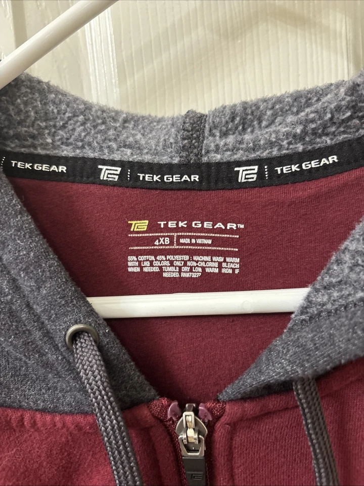 Sudadera con capucha para hombre Tel Gear talla 4XB Foto 4 de 4