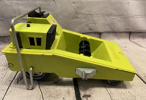 Vintage Tonka Straßenfertiger grün *lesen* - Bild 6 von 11