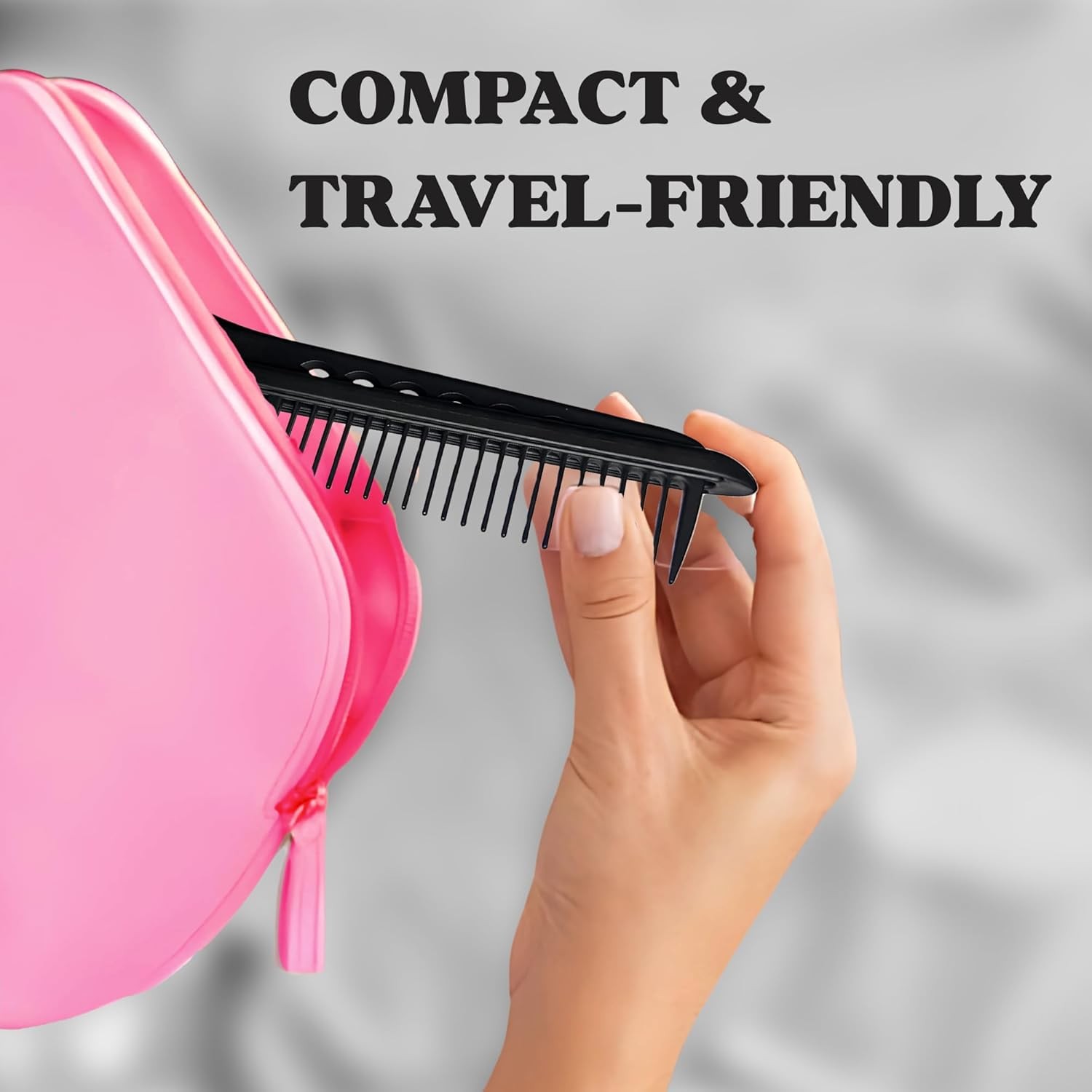 Herstyler Hair Straightening Comb - Straightener Comb for Flat Iron - Makes Styl