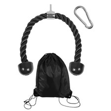 PULL DOWN ROPE BICEP ROPES CABLE ATTACHMENT HANDLE GYM MULTIGYM LAT TRICEP HOME
