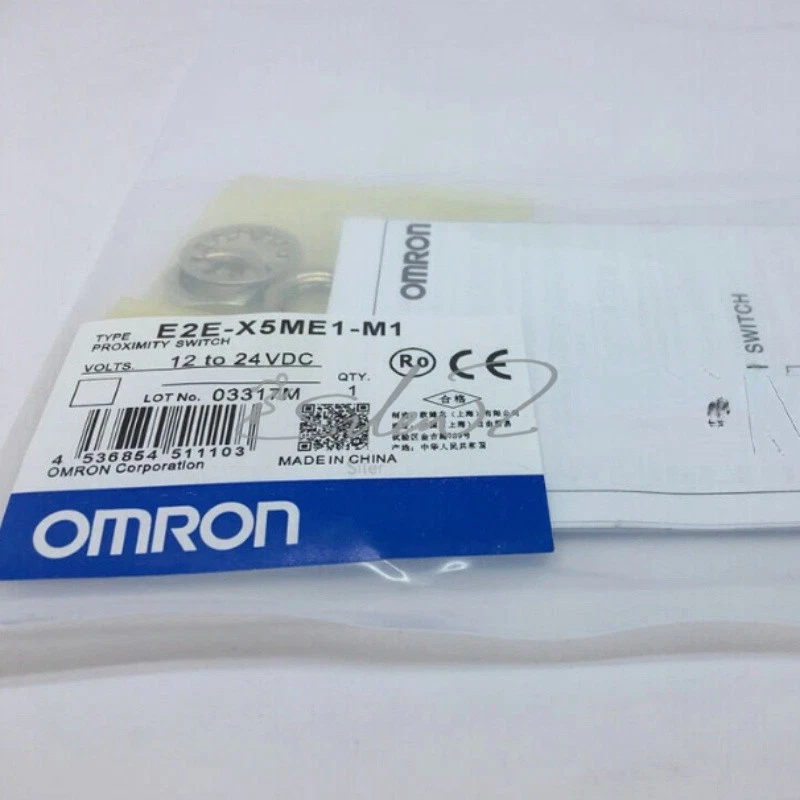 New In Box OMRON E2E-X5ME1-M1 Proximity Sensors - Image 1 of 1