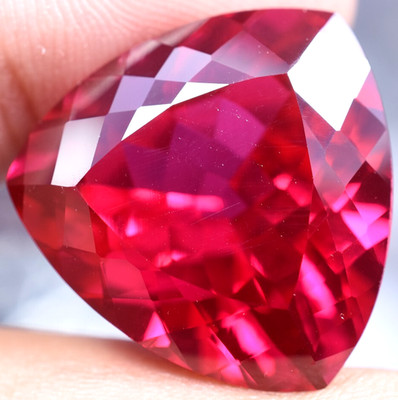 Extremely Rare & Natural 51.60 Ct SUNRISE RUBY GGL Certified Loose Gemstone
