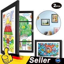 2stk Bilderrahmen Kinderzeichnungen Wechselrahmen Bilderrahmen A4 Kunst Rahmen