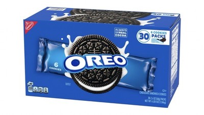 OREO Chocolate Sandwich Cookies, 2.4 oz., 30 pk.