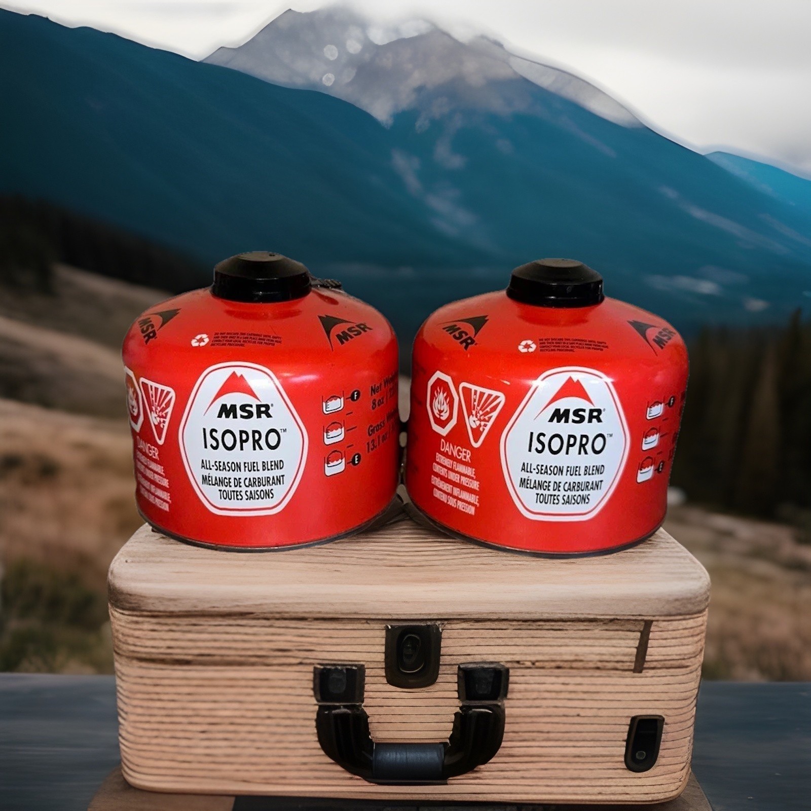 MSR IsoPro Fuel Canister for Backpacking and Camping Stoves,
