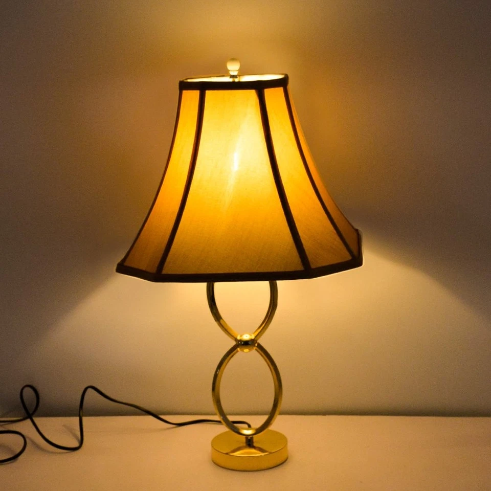 Antigua pantalla de lámpara de campana real octogonal para pantalla de pie y lámpara de mesa, (6... Foto 4 de 4