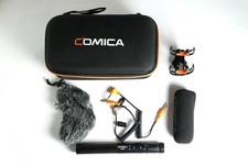 COMICA CVM-VM20 Lavalier Microphone Kit with Storage Case Used