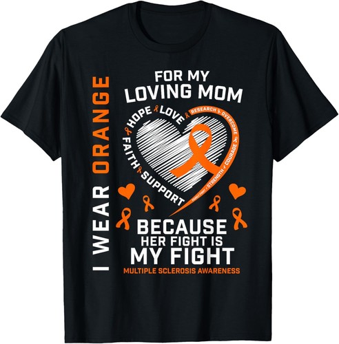 MS Gifts Apparel Mother Mom Multiple Sclerosis Awareness T-Shirt Hoodie