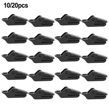 Clips 10/20 pi??ces accessoires boucle camping outil raccords plastique r??sista