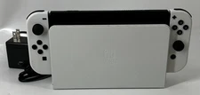 Nintendo Switch OLED #HEG-001 Handheld Console 64GB White Joy Cons