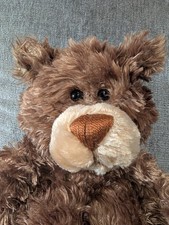 Gund Timber Brown Bear Plush. Super Fuzzy  Soft