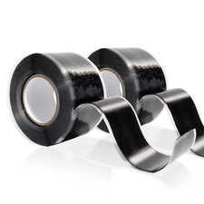 2 Rolls 1IN X 10FT Grip Tape,Silicone Tape for Handles,Self Fusing Silicone Grip