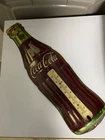 ROBERTSON Coca-Cola Bottle Shaped Metal Sign 17" No Thermometer VINTAGE