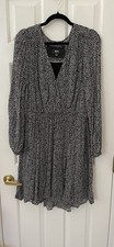 Women’s Maeve by Anthropologie Black And White Dress Size Large
