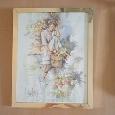 Art -  Gordon King Flowers And Smiles 1988 Solomon and Whitehead Signed Print