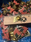 PATRIOTIC FLAG PINS MORE THAN 100 LAPEL PINS "HURRY HURRY HURRY WONT LAST" — photo 2