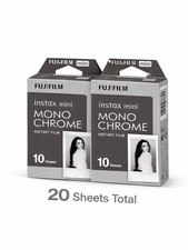 Fujifilm Instax Mini Monochrome Film B W 10 20 30 Sheets Fuji 8 9 11 12