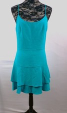 ALICE OLIVIA PALMIRA TIERED FIT AND FLARE MARINE BLUE WOMEN DRESS SIZE 10