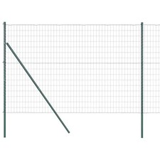 Fence with Post Outdoor Garden Boundary Terrace Barrier Panel Set  vidaXL