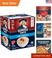 Nutritious 1-Minute Oatmeal – Non-GMO, 2.5 lbs Pack of 2 for Busy Mornings