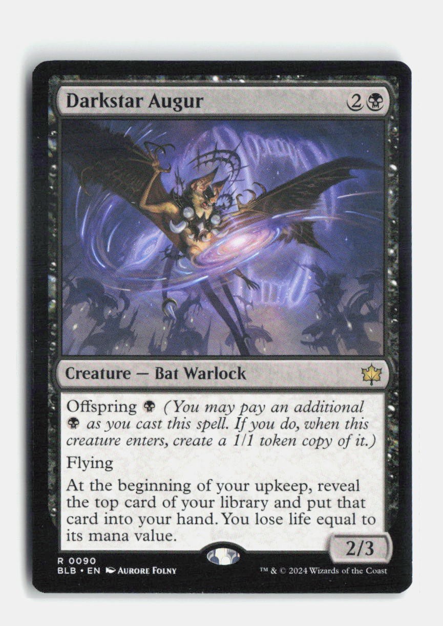 Darkstar Augur 90 Bloomburrow MTG NM