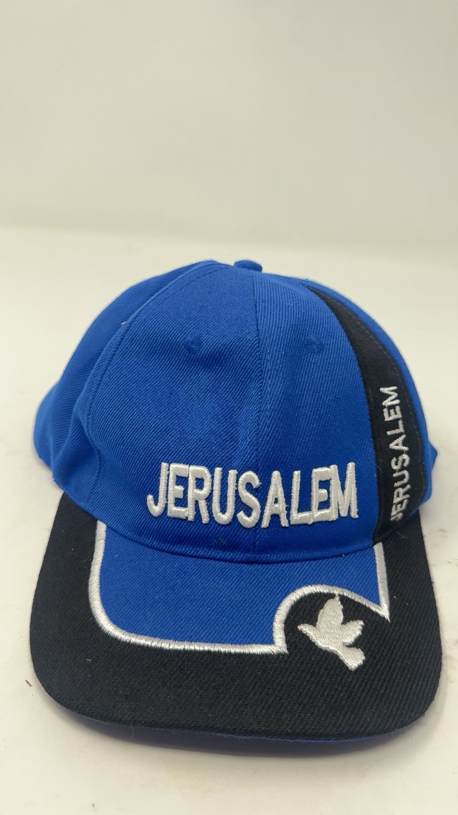 JERUSALEM Hat Cap Strap Back Blue Adjustable Isre… - image 4