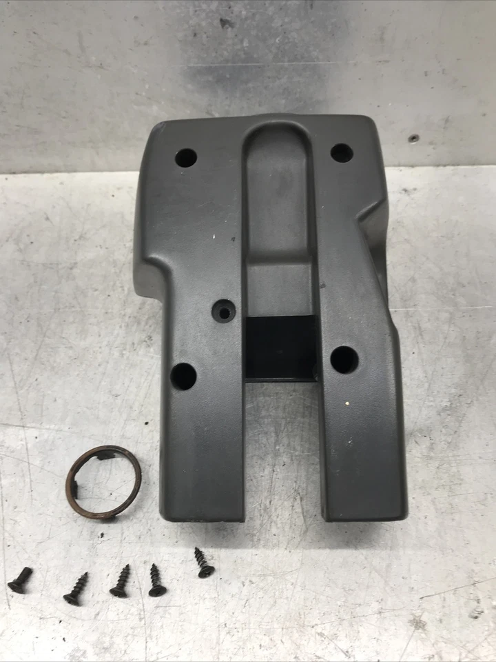 1986-1993 MAZDA B2200 B2600 STEERING COLUMN COVER SHELL BEZEL TRIM GRAY OEM - Image 3 of 4