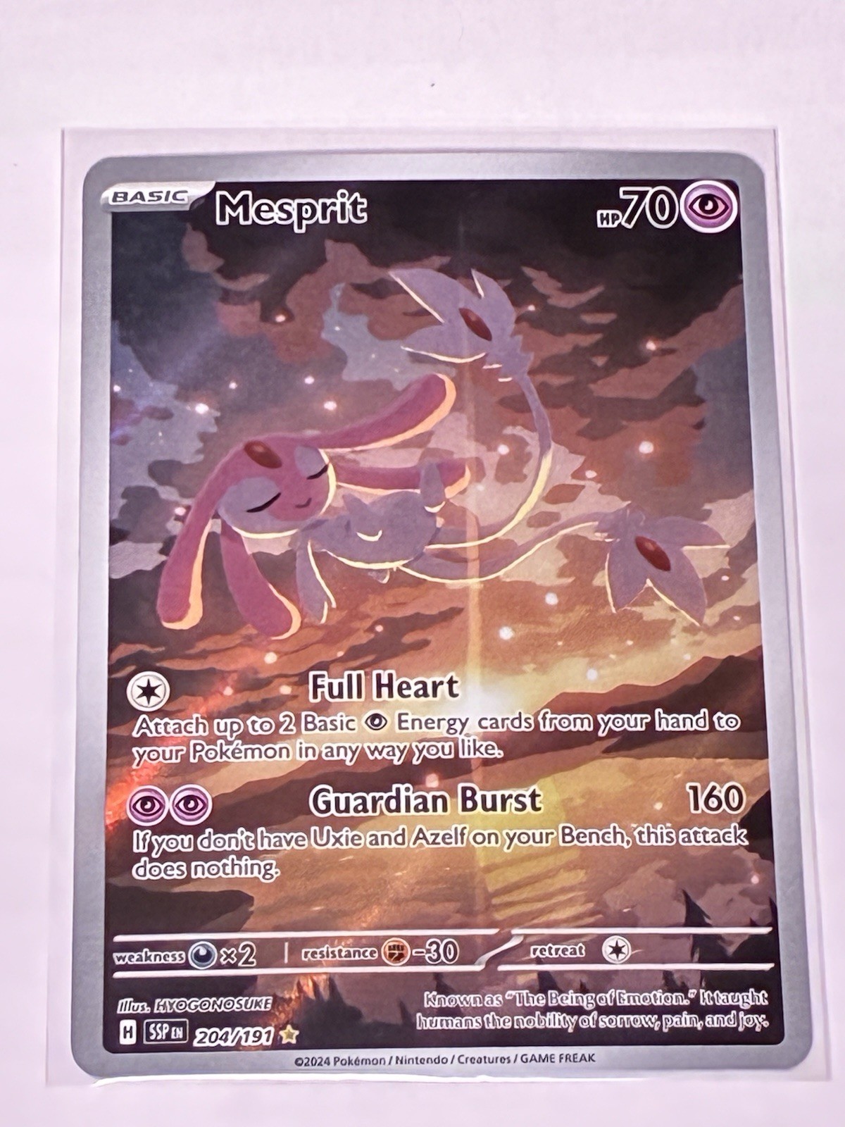 Mesprit 204/191 Sv08: Surging Sparks Holo