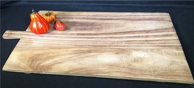 Wooden Rectangle Bread Board, French Cutting Board, Rustic Chopping Board W,