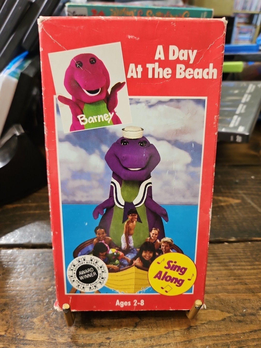 Barney - A Day at the Beach (VHS, 1989) for sale online | eBay