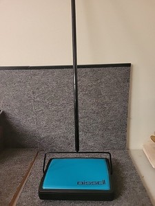 Bissell Easy Sweep Compact Carpet & Floor Sweeper, 2484A, Teal