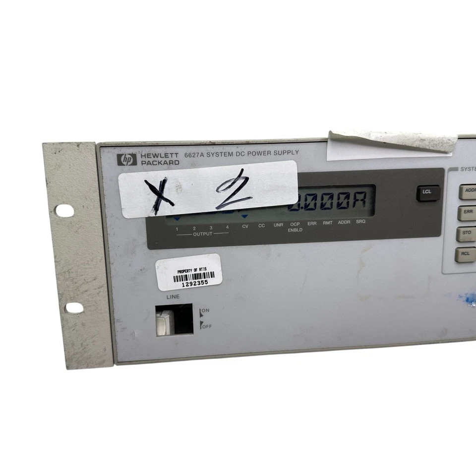 HP 6627A System DC Power Supply – Quad Output – Powers On – Rack Mount Lab Unit - Image 2 of 4