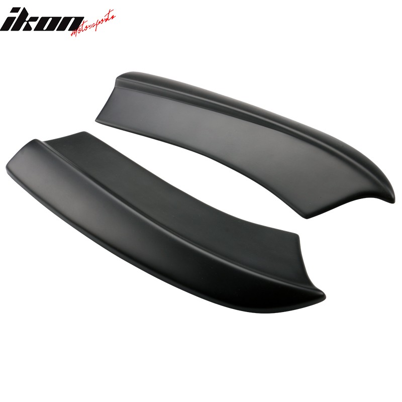 Fits 15-23 Charger SRT Rear Bumper Diffuser Lip Valance W/ Clear LED Brake Lamp